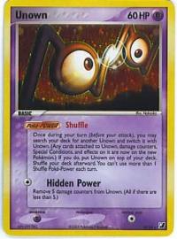 pokemon ex unseen forces unown n