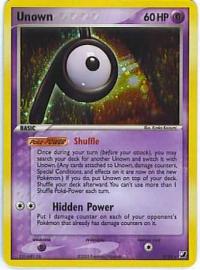 pokemon ex unseen forces unown p