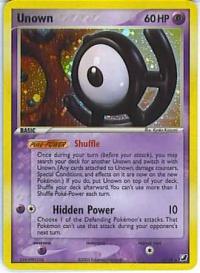 pokemon ex unseen forces unown u