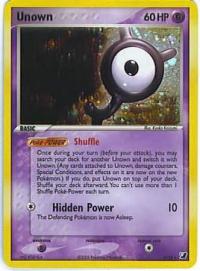 pokemon ex unseen forces unown y