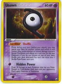 pokemon ex unseen forces unown z