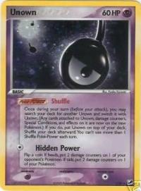 pokemon ex unseen forces unown