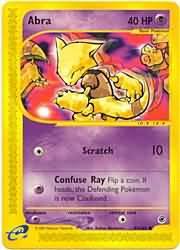 pokemon expedition base set abra 93 165 rh