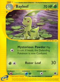 pokemon expedition base set bayleef 71 165 rh