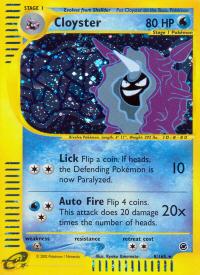 pokemon expedition base set cloyster 8 165