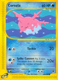 pokemon expedition base set corsola 102 165