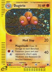 pokemon expedition base set dugtrio 10 165