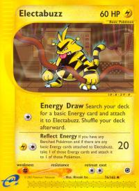 pokemon expedition base set electabuzz 76 165 rh