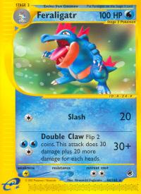 pokemon expedition base set feraligatr 46 165