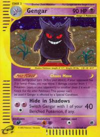 pokemon expedition base set gengar 13 165