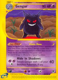 pokemon expedition base set gengar 48 165