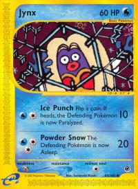 pokemon expedition base set jynx 83 165