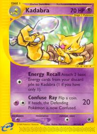 pokemon expedition base set kadabra 84 165