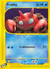 pokemon expedition base set krabby 115 165 rh