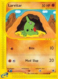 pokemon expedition base set larvitar 116 165 rh