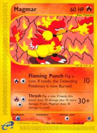 pokemon expedition base set magmar 86 165