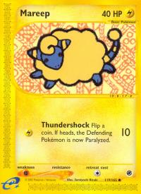 pokemon expedition base set mareep 119 165 rh
