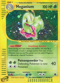 pokemon expedition base set meganium 18 165