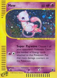 pokemon expedition base set mew 19 165