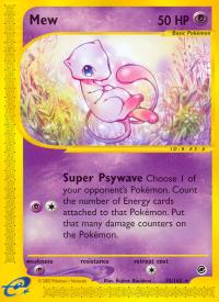 pokemon expedition base set mew 55 165