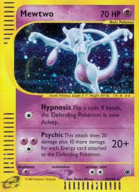 pokemon expedition base set mewtwo 20 165 rh