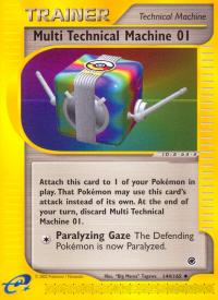 pokemon expedition base set multi technical machine 01 144 165