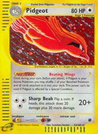 pokemon expedition base set pidgeot 23 165