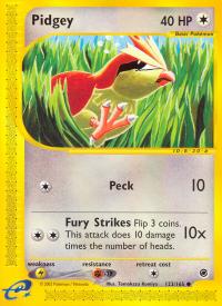 pokemon expedition base set pidgey 123 165 rh