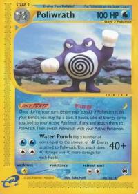 pokemon expedition base set poliwrath 60 165