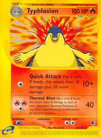 pokemon expedition base set typhlosion 64 165