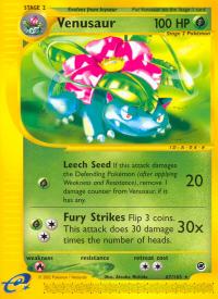 pokemon expedition base set venusaur 67 165