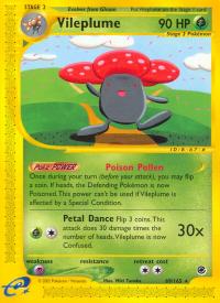 pokemon expedition base set vileplume 69 165