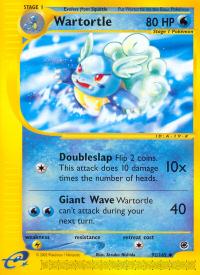 pokemon expedition base set wartortle 92 165