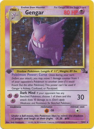 Gengar 5-62  1st edition