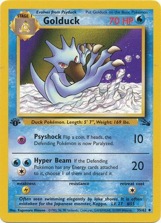 Golduck 35-62  1st edition