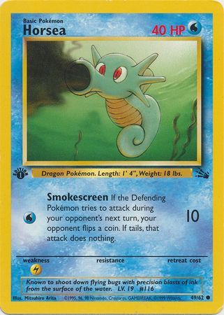 Horsea 49-62 1st edition