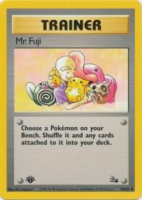 pokemon fossil 1st edition mr fuji 58 62 1st edition