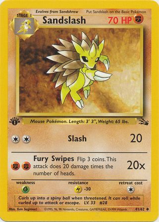 Sandslash 41-62  1st edition