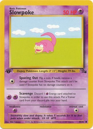 Slowpoke 55-62  1st edition