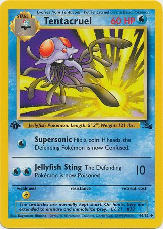 Tentacruel 44-62 1st edition