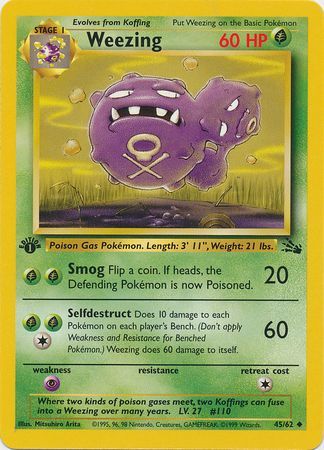 Weezing 45-62 1st edition