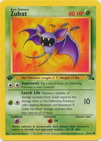 Zubat 57-62  1st edition