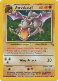 pokemon fossil aerodactyl 1 62