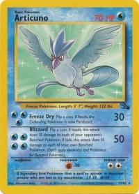 pokemon fossil articuno 17 62