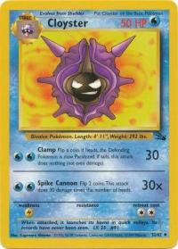 pokemon fossil cloyster 32 62