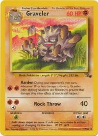 pokemon fossil graveler 37 62