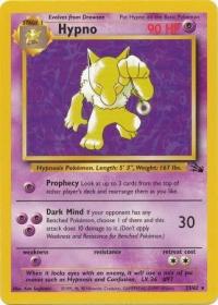 pokemon fossil hypno 23 62