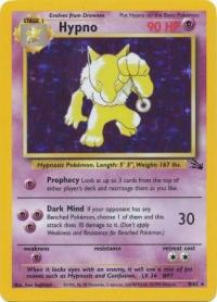 pokemon fossil hypno 8 62