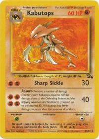 pokemon fossil kabutops 24 62