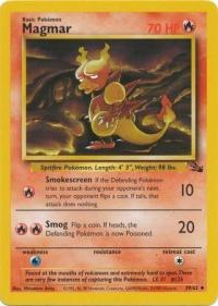 pokemon fossil magmar 39 62